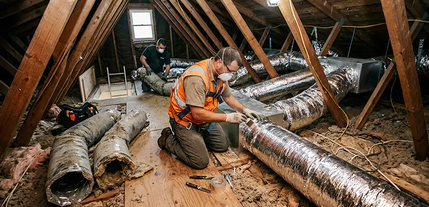 AC Duct Replacement in Holly Springs