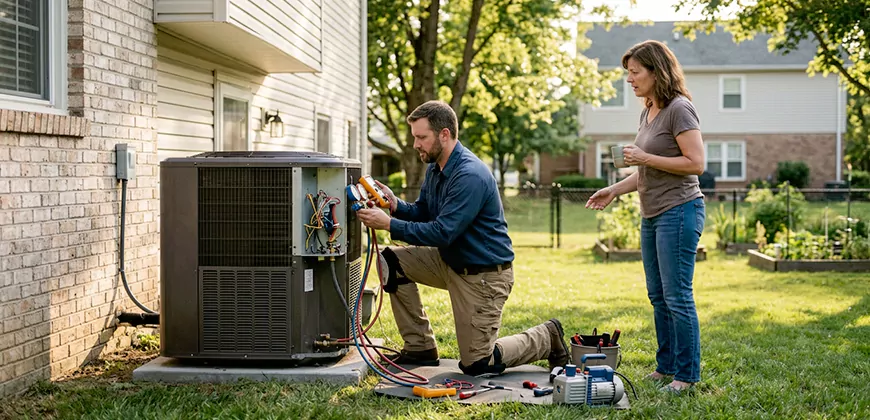 HVAC Replacement in Holly Springs
