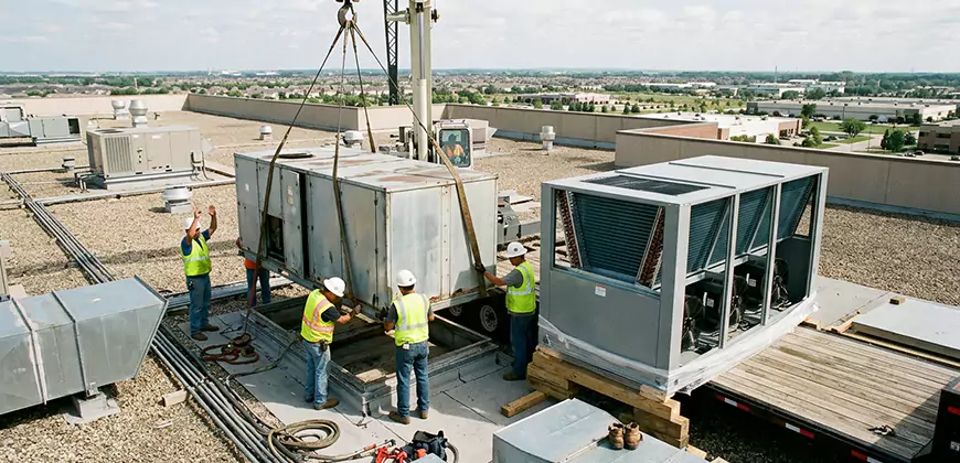 Warehouse and Industrial HVAC Replacement in Holly Springs