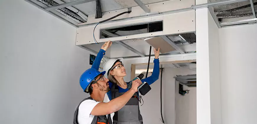 Duct Insulation and Condensation Repair in Holly Springs