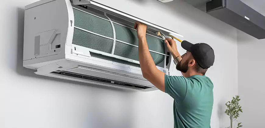 Bathroom and Small Space Ductless Installation in Holly Springs