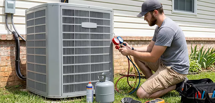 Emergency Air Conditioning Retrofit in Holly Springs