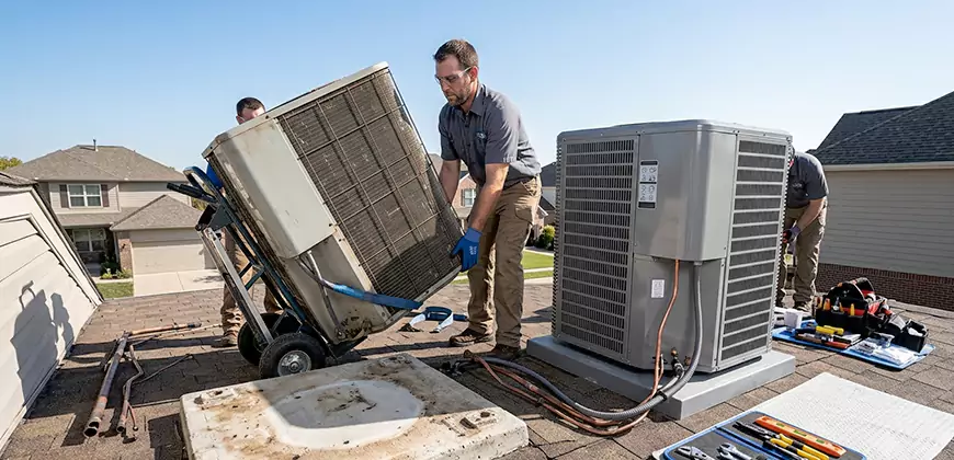 High-Efficiency Emergency Replacement in Holly Springs